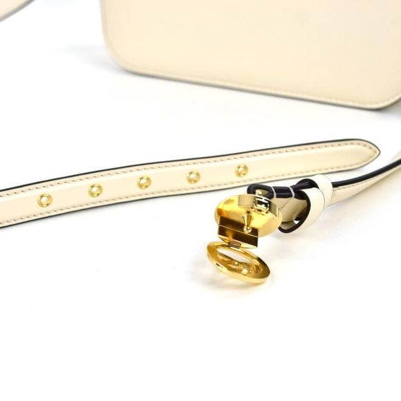 Louis Vuitton Point Neuf Shoulder Bag Smooth Leather Claim White Beige - Picture 14 of 16